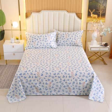 91家纺网 家纺一手货源 找家纺 圣锦 全棉单床单 乖乖兔