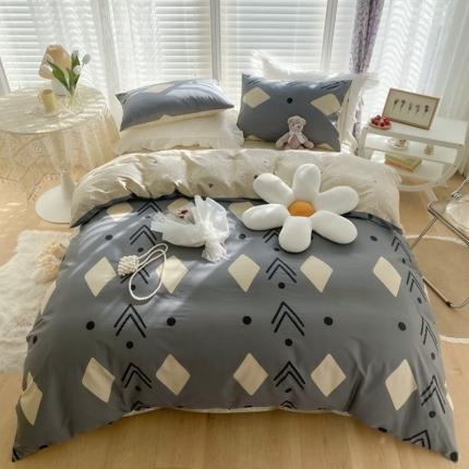 91家纺网 家纺一手货源 找家纺 珺柔家纺 2022新款13372全棉印花四件套 洛基