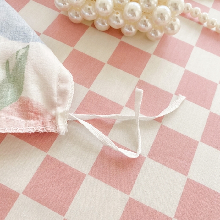 91家纺网 家纺一手货源 找家纺 珺柔家纺 2022新款13372全棉印花四件套 蜜桃兔