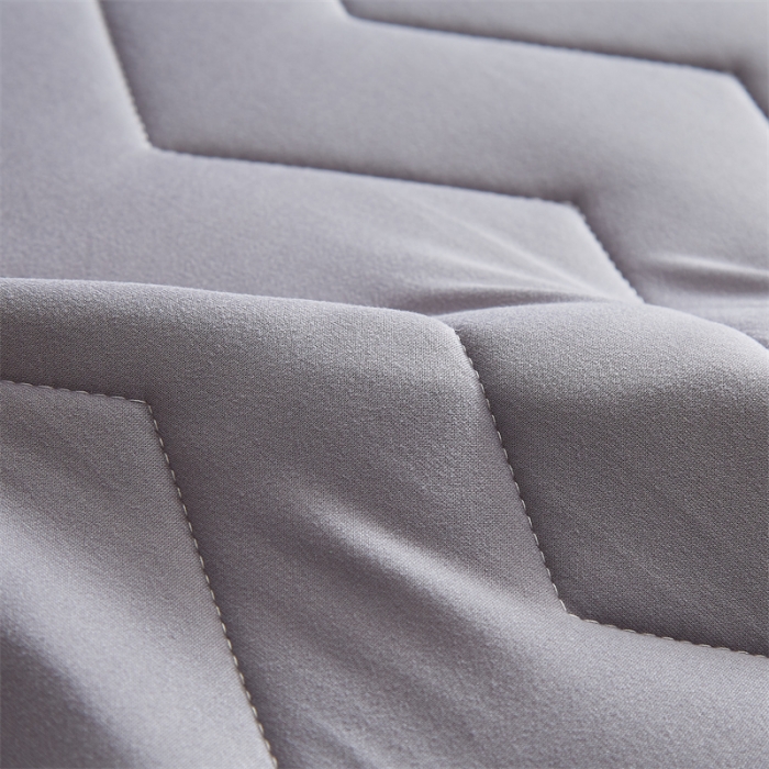 91家纺网 家纺一手货源 找家纺 寐珂家纺 2025新款A类针织乳胶床垫-双人款 优雅灰