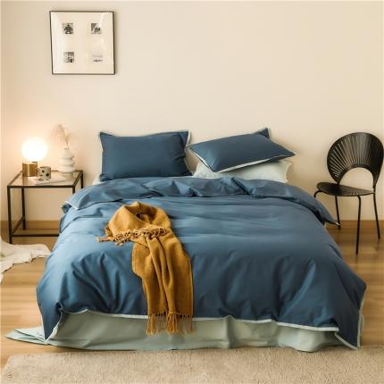 91家纺网 家纺一手货源 找家纺 总 2022早春100S窄边工艺款四件套