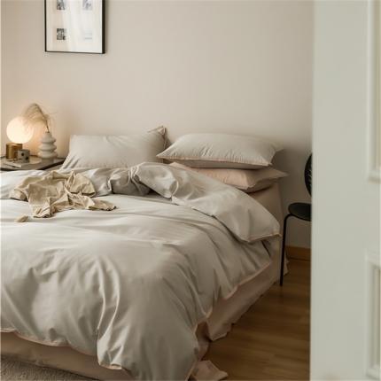 91家纺网 家纺一手货源 找家纺 总 2022早春100S窄边工艺款四件套