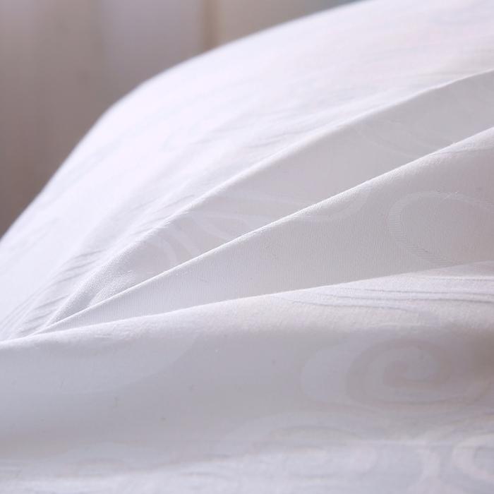 91家纺网 家纺一手货源 找家纺 2022新款全棉60S贡缎提花酒店仪征棉枕头护颈单人面包枕芯