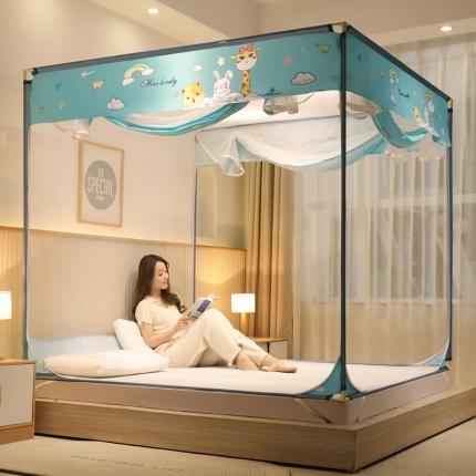 91家纺网 家纺一手货源 找家纺 （总）艺利轩 2025新款印花外穿杆坐床蚊帐