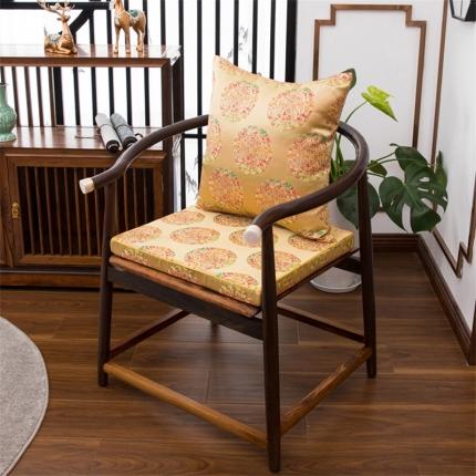 91家纺网 家纺一手货源 找家纺 (总)新中式丝锦缎抱枕织锦缎提花抱枕方枕靠垫实木沙发垫婚庆枕