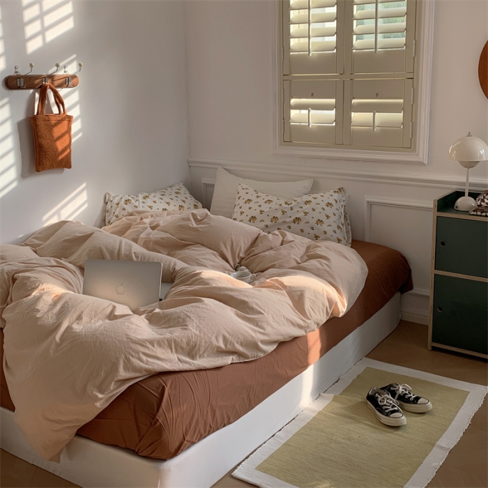 91家纺网 家纺一手货源 找家纺 六巷胡同2022新款ins博主全棉水洗棉小碎花混搭系列 初暖