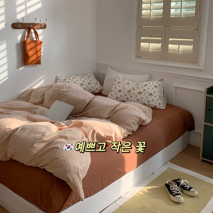 91家纺网 家纺一手货源 找家纺 六巷胡同2022新款ins博主全棉水洗棉小碎花混搭系列 初暖