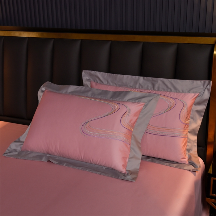 91家纺网 家纺一手货源 找家纺 (总）瑞驰家纺 长绒棉绣花四件套-锦瑟