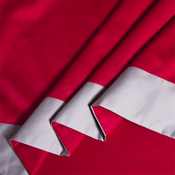 91家纺网 家纺一手货源 找家纺 瑞驰家纺 长绒棉绣花四件套-锦瑟 极光红