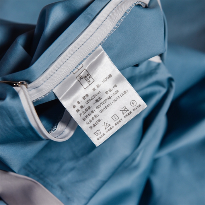 91家纺网 家纺一手货源 找家纺 瑞驰家纺 长绒棉绣花四件套-锦瑟 魅影蓝