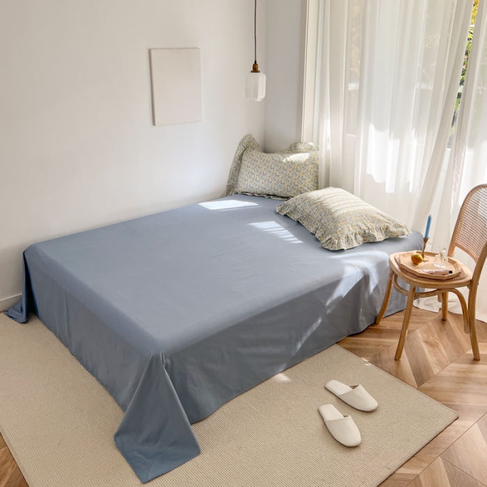 91家纺网 家纺一手货源 找家纺 棉生活 2025新款洛丽塔花边款全棉四件套 洛伊