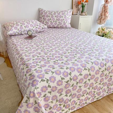 91家纺网 家纺一手货源 找家纺 麦伦2022新款全棉斜纹印花休闲轻奢单品床单 香榭丽