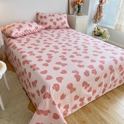 91家纺网 家纺一手货源 找家纺 麦伦2022新款全棉斜纹印花休闲轻奢单品床单 心情