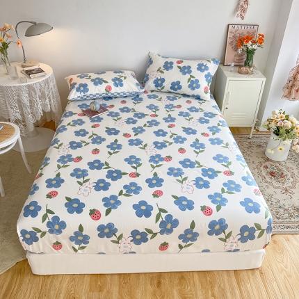 91家纺网 家纺一手货源 找家纺 （总）麦伦春季新品全棉40S斜纹印花休闲轻奢系列单品床笠