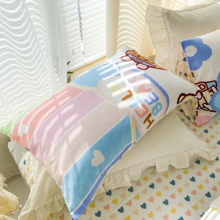 91家纺网 家纺一手货源 找家纺 (总) 优彩 2022新款全棉13372印花单枕套