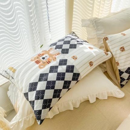 91家纺网 家纺一手货源 找家纺 (总) 优彩 2022新款全棉13372印花单枕套