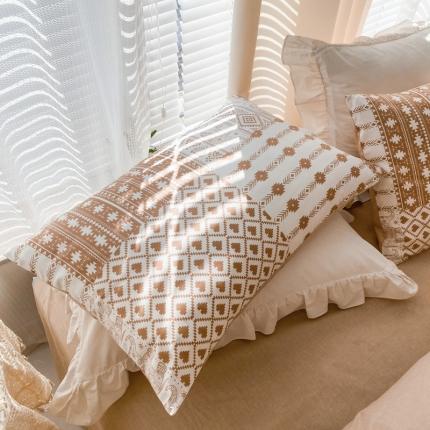 91家纺网 家纺一手货源 找家纺 (总) 优彩 2022新款全棉13372印花单枕套