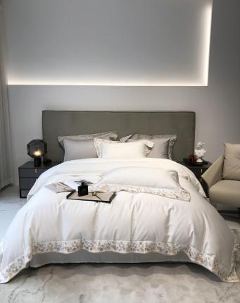 91家纺网 家纺一手货源 找家纺 （总）太古汇 2022新款长绒棉高定绣花四件套