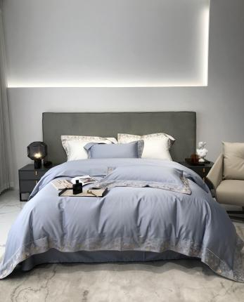 91家纺网 家纺一手货源 找家纺 （总）太古汇 2022新款长绒棉高定绣花四件套