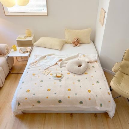 91家纺网 家纺一手货源 找家纺 （总）尺素 2022新款ins韩国设计师毛毯