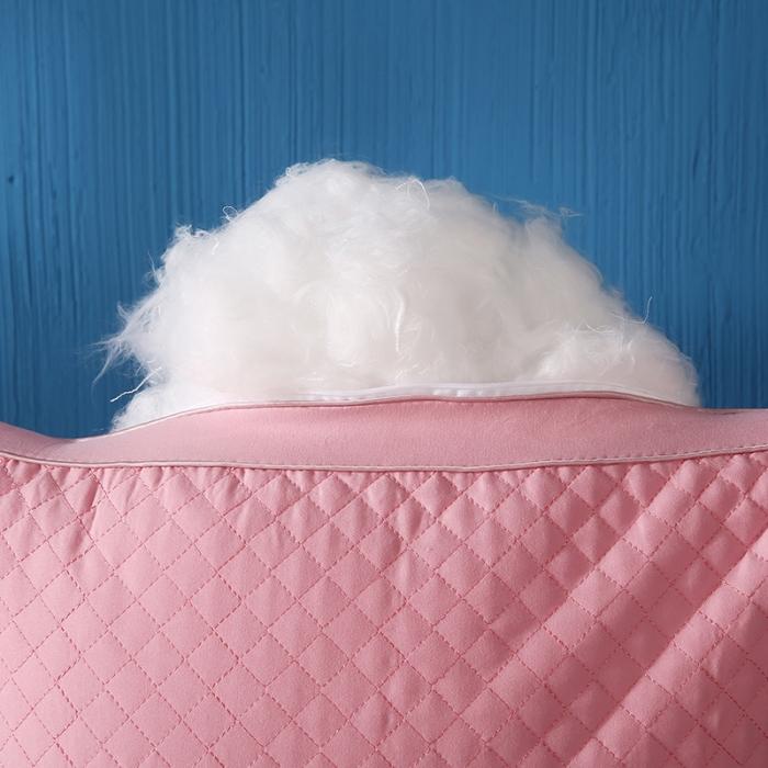 91家纺网 家纺一手货源 找家纺 2022新款加厚磨毛艾草羽丝绒枕头绗缝刺绣护颈单人安睡枕芯