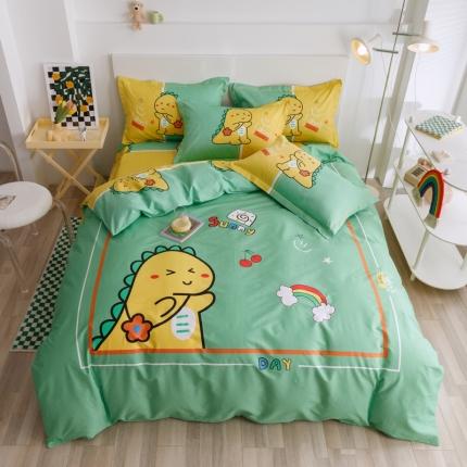 91家纺网 家纺一手货源 找家纺 （总）金爱家 2023新款大版纯棉卡通四件套