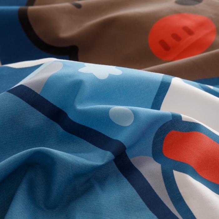 91家纺网 家纺一手货源 找家纺 （总）金爱家 2023新款大版纯棉卡通四件套