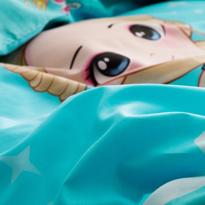 91家纺网 家纺一手货源 找家纺 金爱家 2023新款大版纯棉卡通四件套 莉莉公主