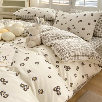 91家纺网 家纺一手货源 找家纺 总暮思家居 新款40s13372全棉小清新小碎花纯棉四件套