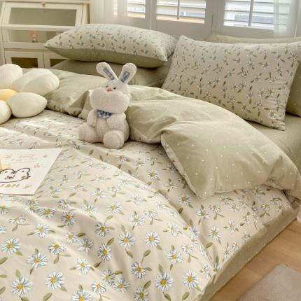 91家纺网 家纺一手货源 找家纺 总暮思家居 新款40s13372全棉小清新小碎花纯棉四件套