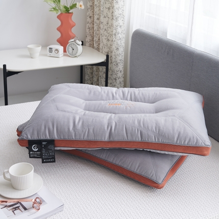 91家纺网 家纺一手货源 找家纺 赛格时代家居 竹炭纤维羽丝绒枕 枕头 低枕