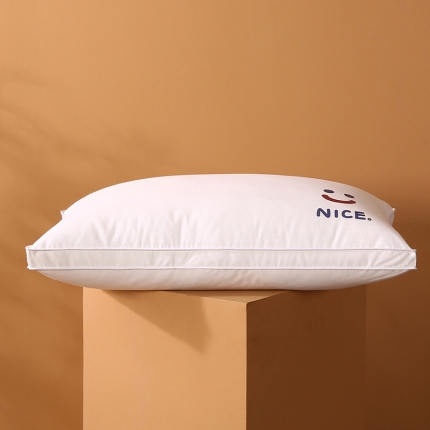 91家纺网 家纺一手货源 找家纺 2022全棉133*100防羽布烫染仪征羽丝绒枕头酒店枕芯