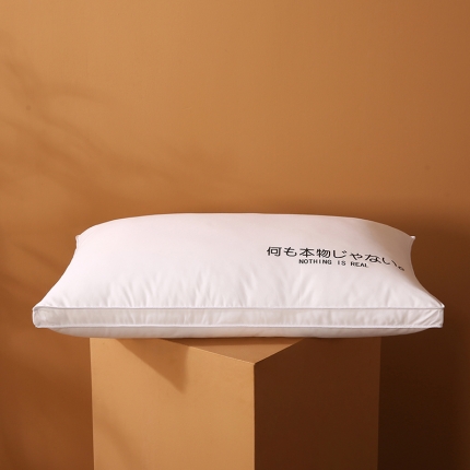 91家纺网 家纺一手货源 找家纺 2022全棉133*100防羽布烫染仪征羽丝绒枕头酒店枕芯