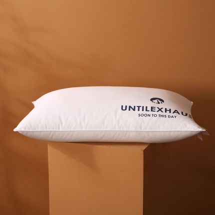 91家纺网 家纺一手货源 找家纺 2022全棉133*100防羽布烫染仪征羽丝绒枕头酒店枕芯