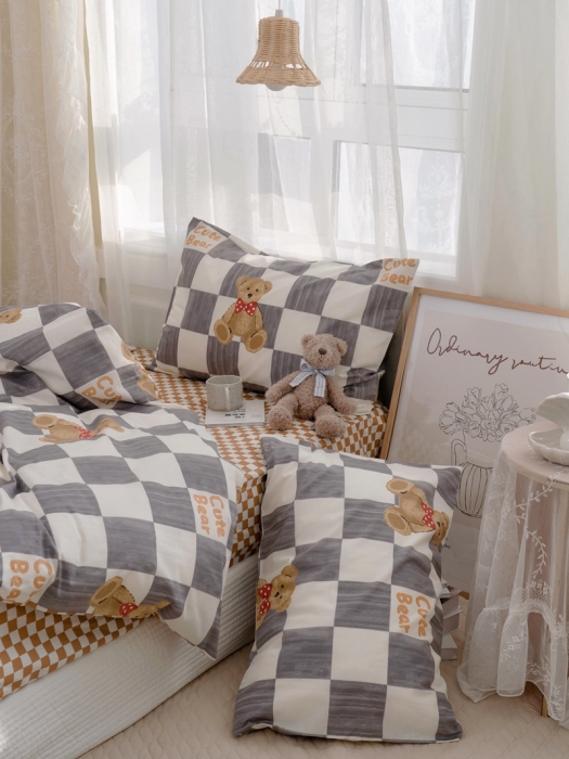 91家纺网 家纺一手货源 找家纺 北纬27度2022新款13372纯棉全棉正 品迪士尼系列四件套 凯特