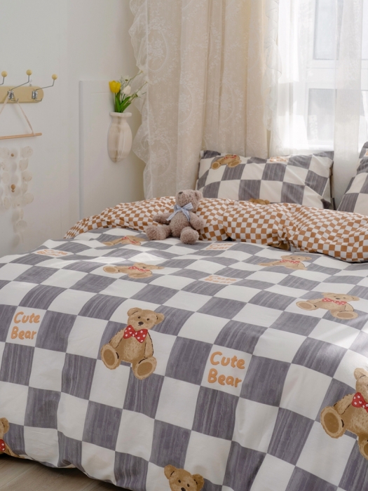 91家纺网 家纺一手货源 找家纺 北纬27度2022新款13372纯棉全棉正 品迪士尼系列四件套 凯特