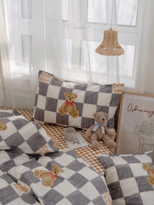 91家纺网 家纺一手货源 找家纺 北纬27度2022新款13372纯棉全棉正 品迪士尼系列四件套 凯特