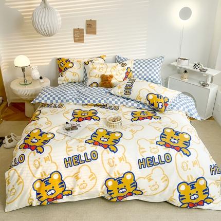 91家纺网 家纺一手货源 找家纺 （总）寐居家纺 2022新款全棉印花四件套