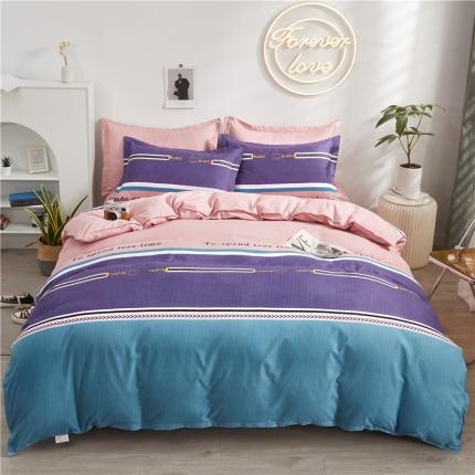 91家纺网 家纺一手货源 找家纺 优家居 2023新款植物羊绒四件套 爱巢