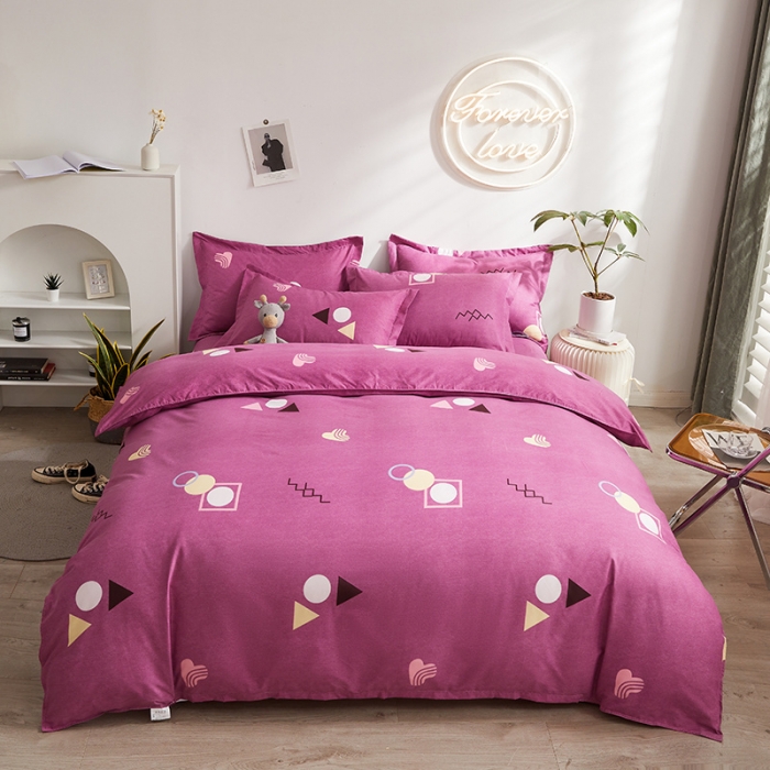 91家纺网 家纺一手货源 找家纺 优家居 2023新款植物羊绒四件套 安吉尔