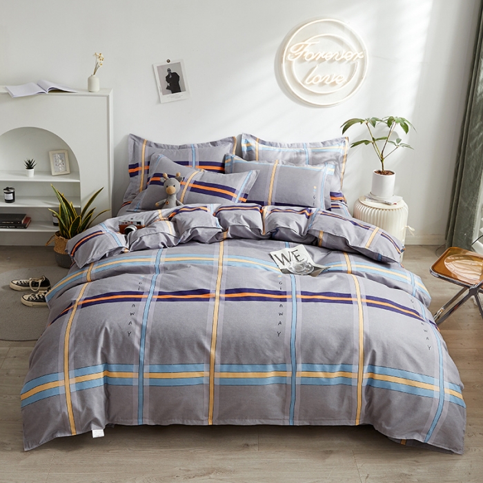 91家纺网 家纺一手货源 找家纺 优家居 2023新款植物羊绒四件套 冰岛晨光