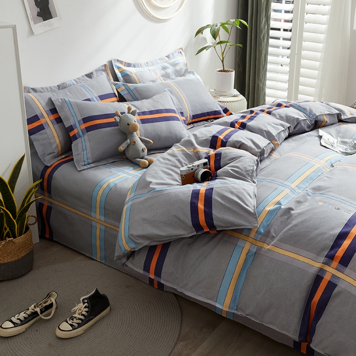 91家纺网 家纺一手货源 找家纺 优家居 2023新款植物羊绒四件套 冰岛晨光