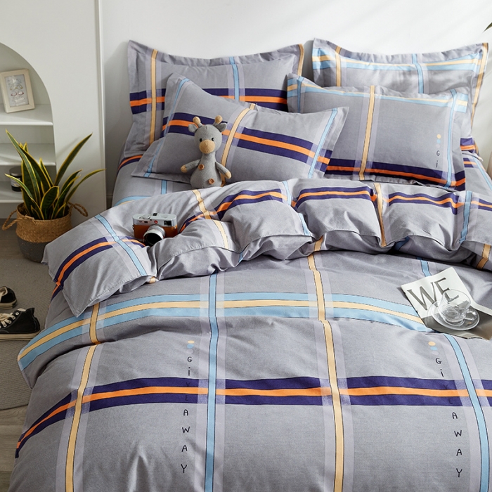 91家纺网 家纺一手货源 找家纺 优家居 2023新款植物羊绒四件套 冰岛晨光