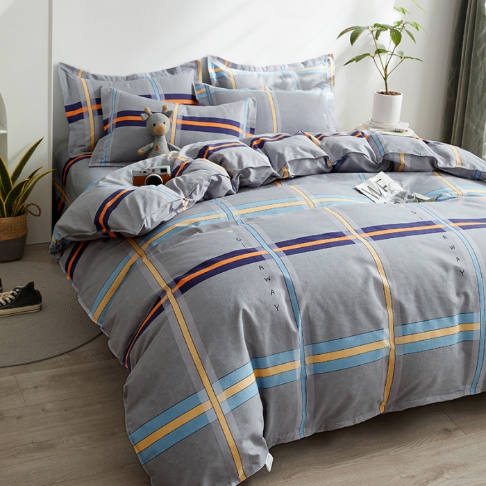 91家纺网 家纺一手货源 找家纺 优家居 2023新款植物羊绒四件套 冰岛晨光