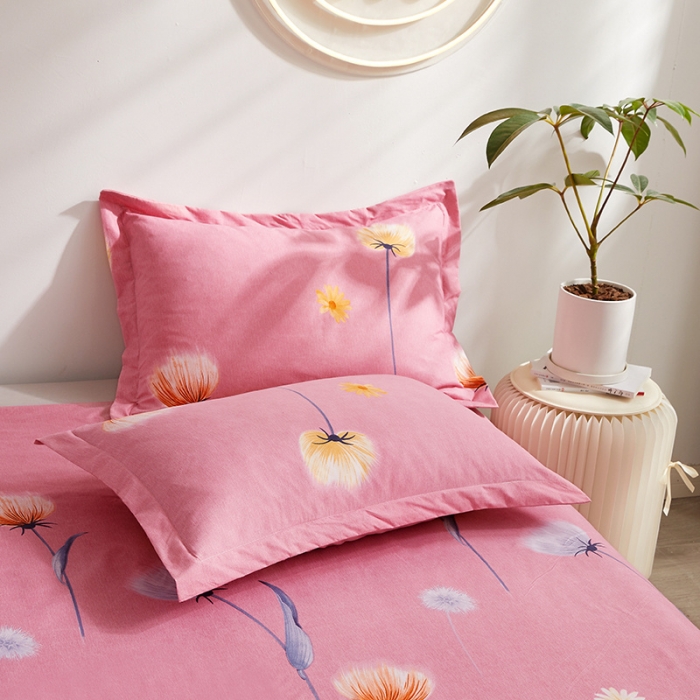 91家纺网 家纺一手货源 找家纺 优家居 2023新款植物羊绒四件套 春暖花开