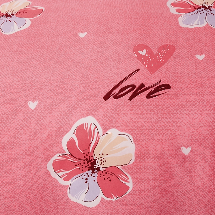 91家纺网 家纺一手货源 找家纺 优家居 2023新款植物羊绒四件套 点点爱