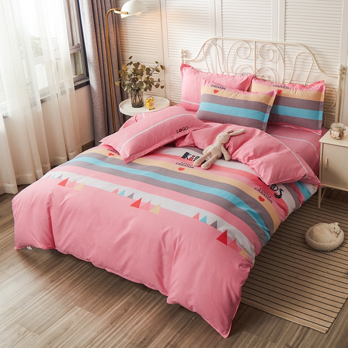 91家纺网 家纺一手货源 找家纺 优家居 2023新款植物羊绒四件套 风帆远航