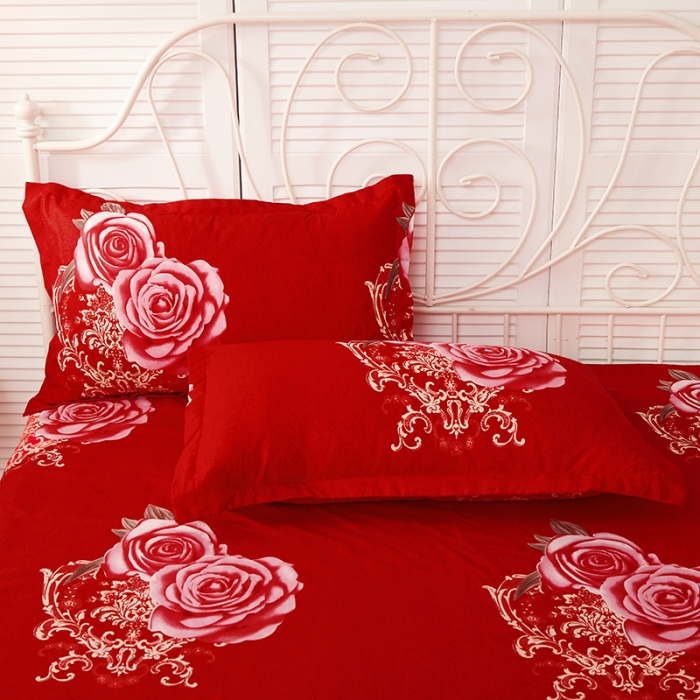 91家纺网 家纺一手货源 找家纺 优家居 2023新款植物羊绒四件套 古韵花秀