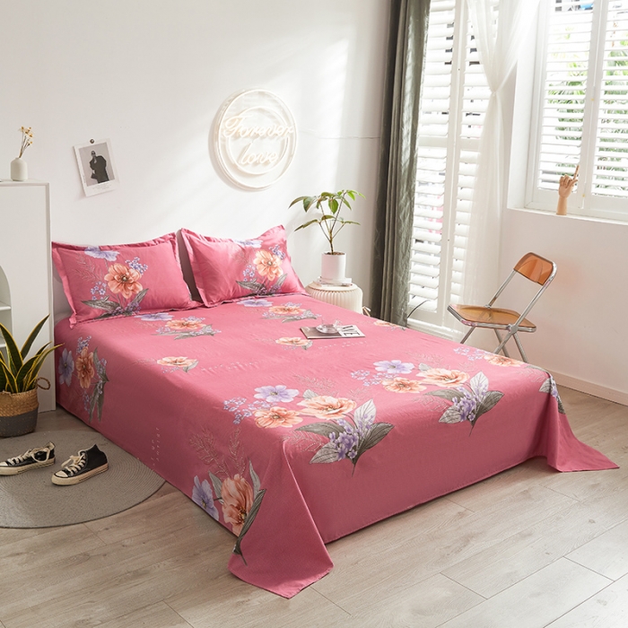 91家纺网 家纺一手货源 找家纺 优家居 2023新款植物羊绒四件套 花语