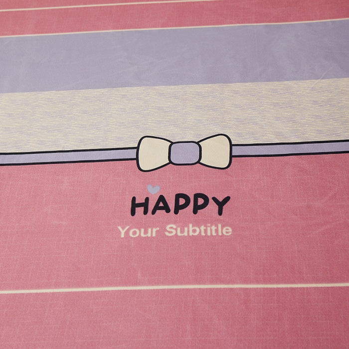 91家纺网 家纺一手货源 找家纺 优家居 2023新款植物羊绒四件套 快乐空间